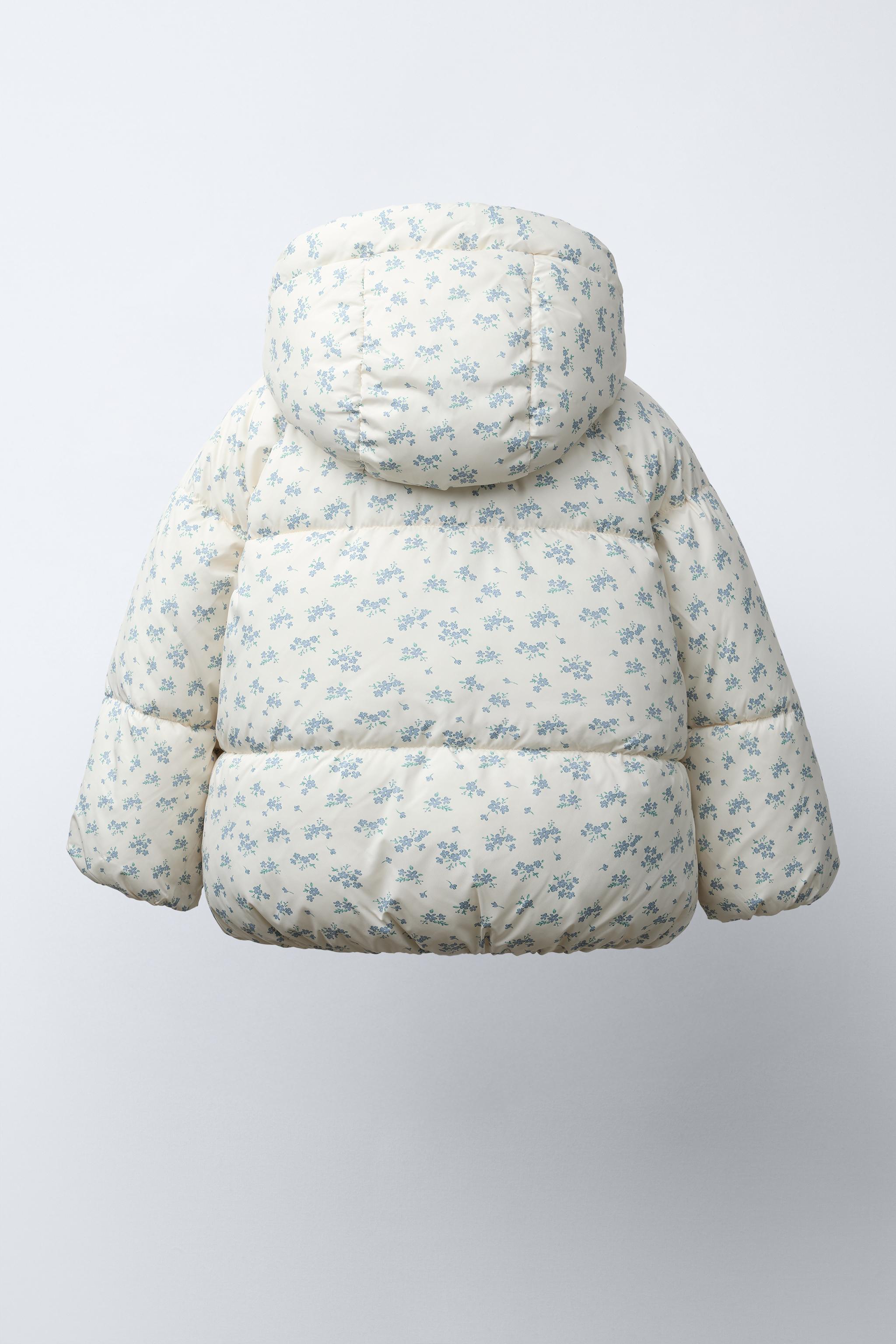 FLORAL FLEECE PADDED COAT